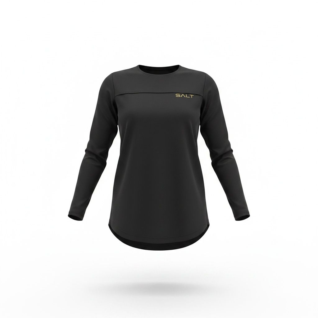 yoki long sleeve tee in black